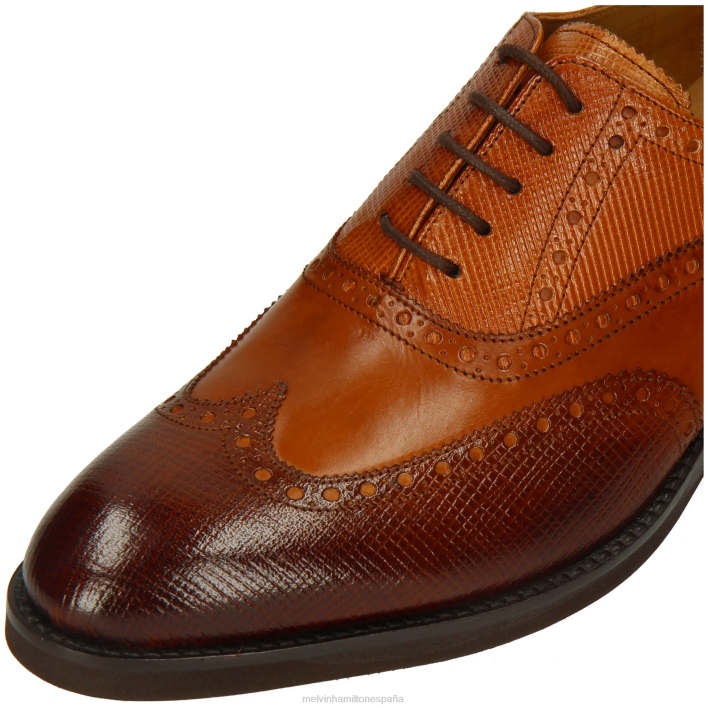 kane 36 hombres Melvin & Hamilton marrón JRT4211 zapatos Oxford
