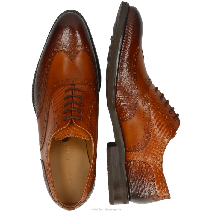 kane 36 hombres Melvin & Hamilton marrón JRT4211 zapatos Oxford