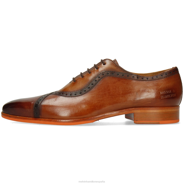 lanza 16 hombres Melvin & Hamilton marrón JRT4212 zapatos Oxford