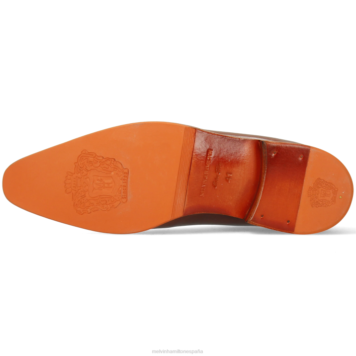 lanza 16 hombres Melvin & Hamilton marrón JRT4212 zapatos Oxford