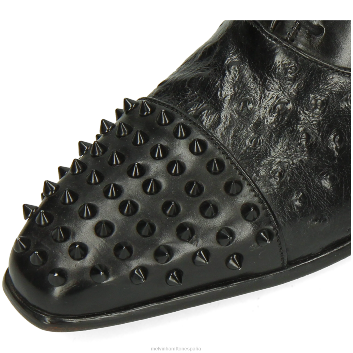 lanza 23 hombres Melvin & Hamilton negro JRT4165 zapatos Oxford