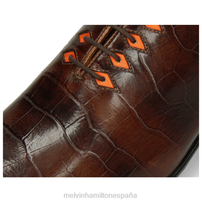 lanza 28 hombres Melvin & Hamilton marrón JRT4167 zapatos Oxford
