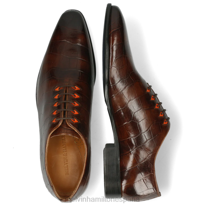 lanza 28 hombres Melvin & Hamilton marrón JRT4167 zapatos Oxford