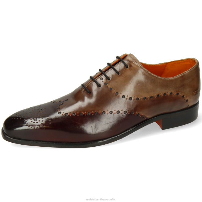 lanza 41 hombres Melvin & Hamilton rojo JRT4184 zapatos Oxford