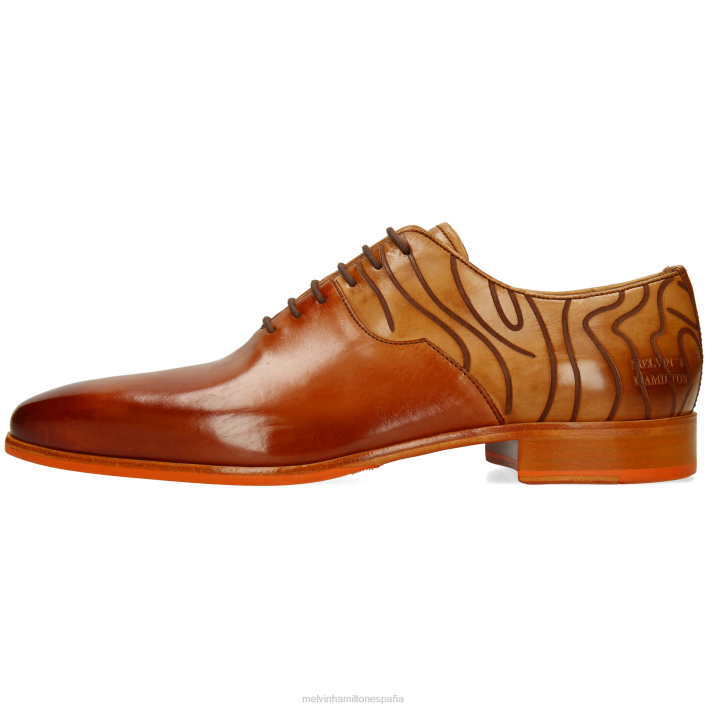 luis 53 hombres Melvin & Hamilton marrón JRT4210 zapatos Oxford