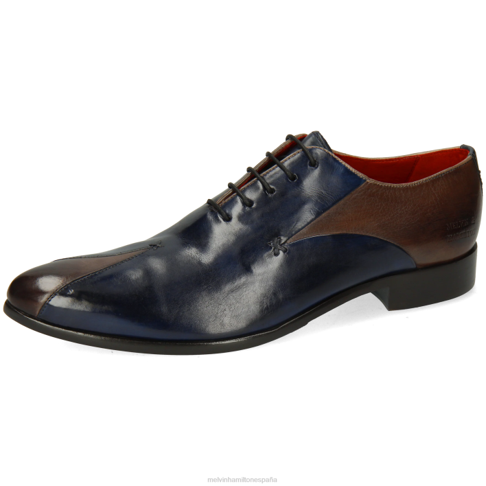 toni 31 hombres Melvin & Hamilton azul JRT4166 zapatos Oxford