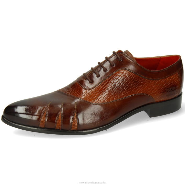toni 44 hombres Melvin & Hamilton marrón JRT4198 zapatos Oxford