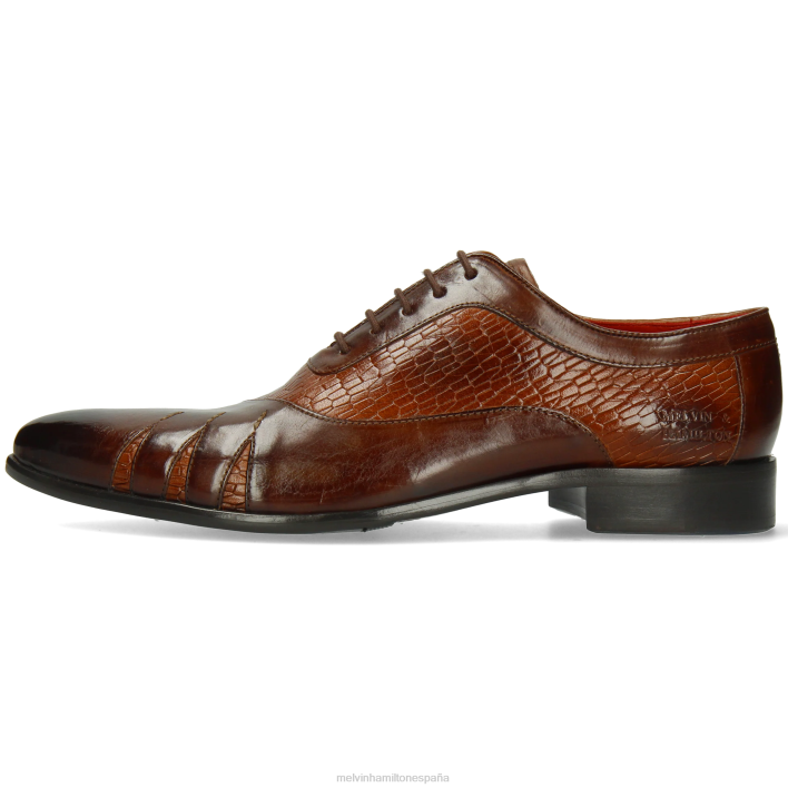 toni 44 hombres Melvin & Hamilton marrón JRT4198 zapatos Oxford