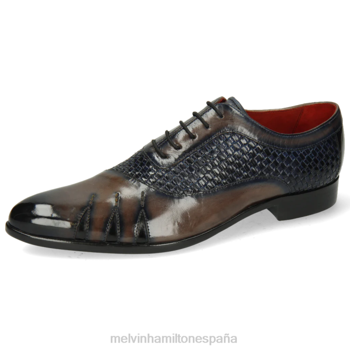toni 44 hombres Melvin & Hamilton multi JRT4202 zapatos Oxford