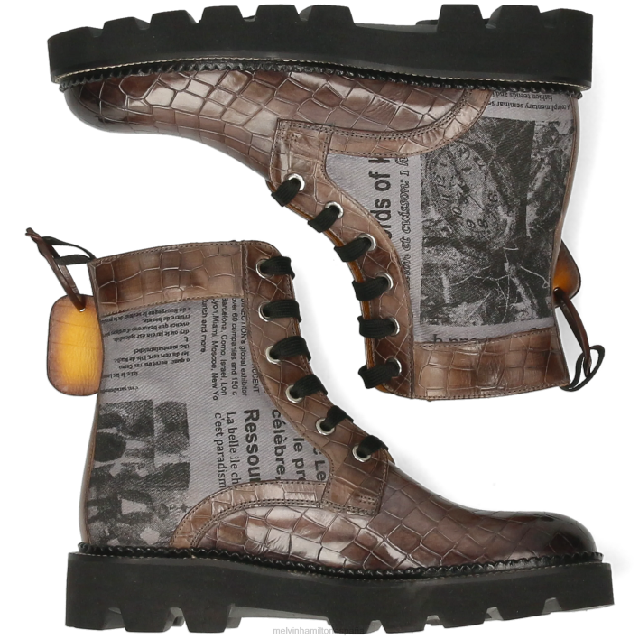 María 7 mujer Melvin & Hamilton gris JRT41196 botas