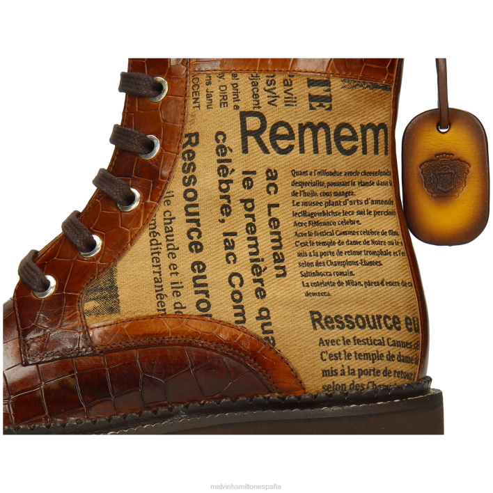 María 7 mujer Melvin & Hamilton marrón JRT41180 botas