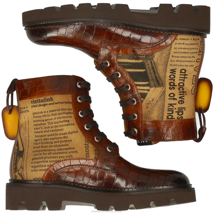 María 7 mujer Melvin & Hamilton marrón JRT41180 botas