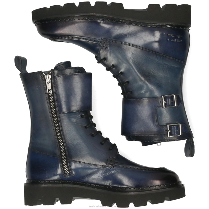 jade 37 mujer Melvin & Hamilton azul JRT41147 botas