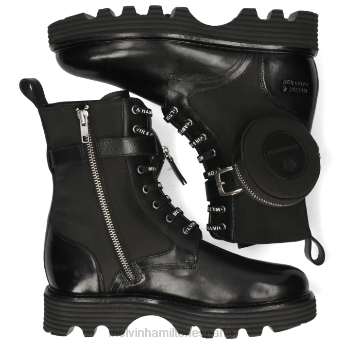 leonie 14 mujer Melvin & Hamilton negro JRT41245 botas