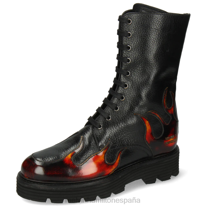 leonie 19 mujer Melvin & Hamilton negro JRT41150 botas