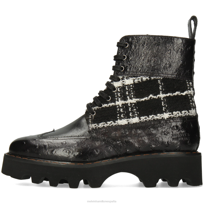 mega 38 mujer Melvin & Hamilton negro JRT41187 botas