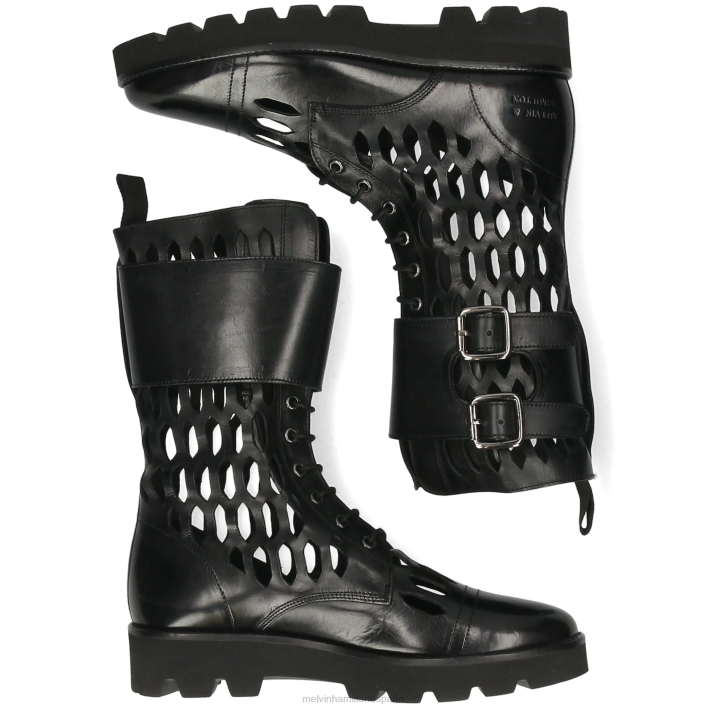 selina 50 mujer Melvin & Hamilton negro JRT41158 botas