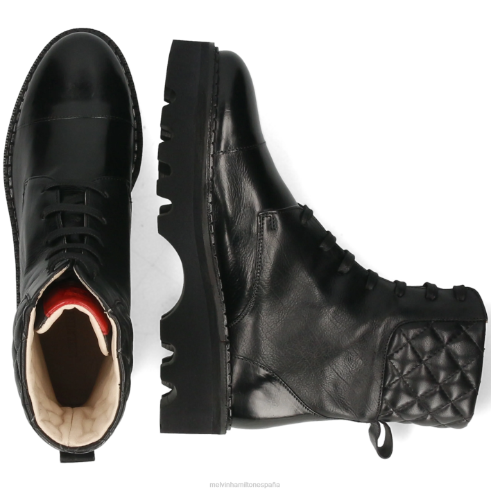 sibill 12 mujer Melvin & Hamilton negro JRT41153 botas