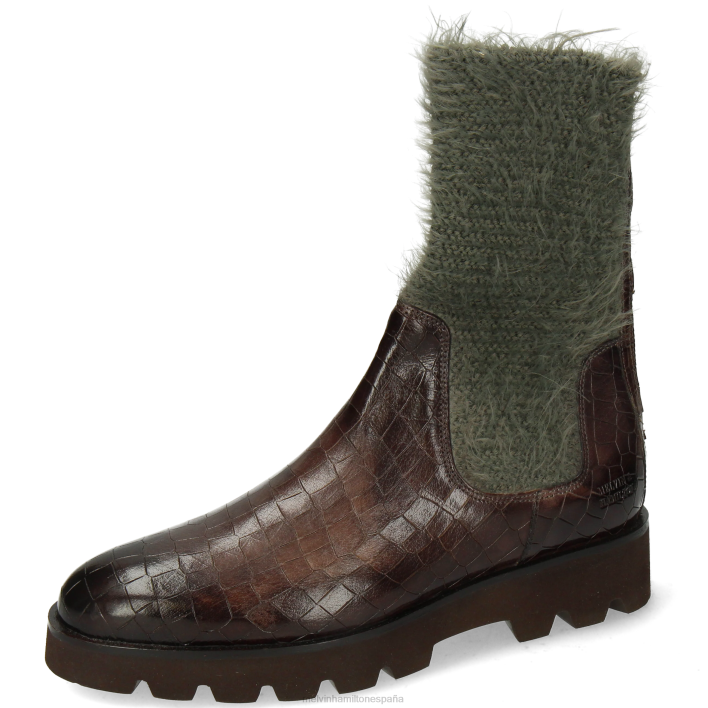 susana 69 mujer Melvin & Hamilton caqui JRT41235 botas