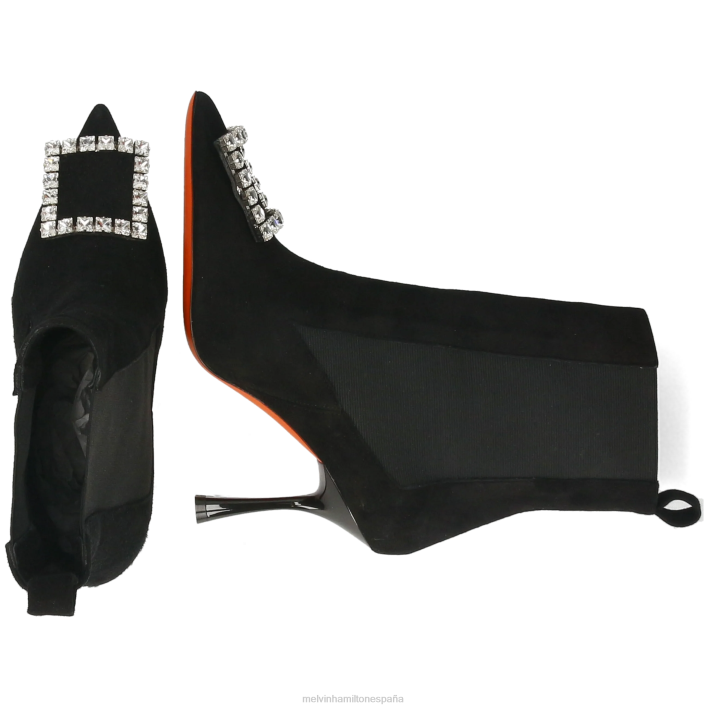 alena 5 mujer Melvin & Hamilton negro JRT4811 botines