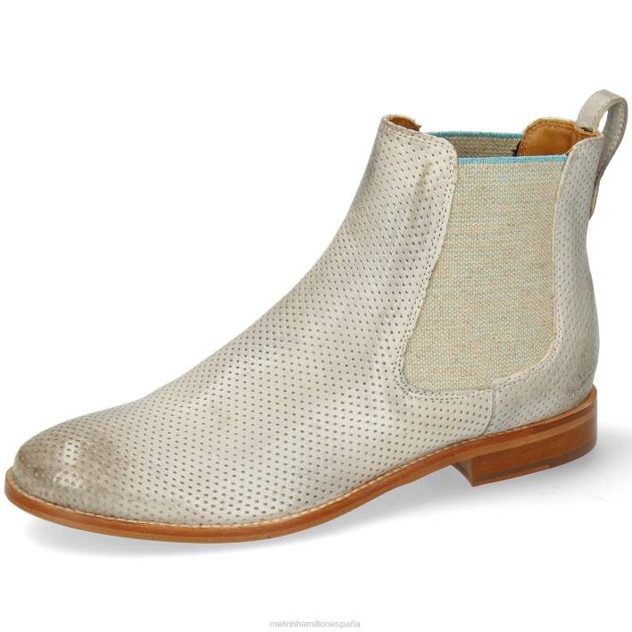 amelia 12 mujer Melvin & Hamilton gris JRT41032 botines
