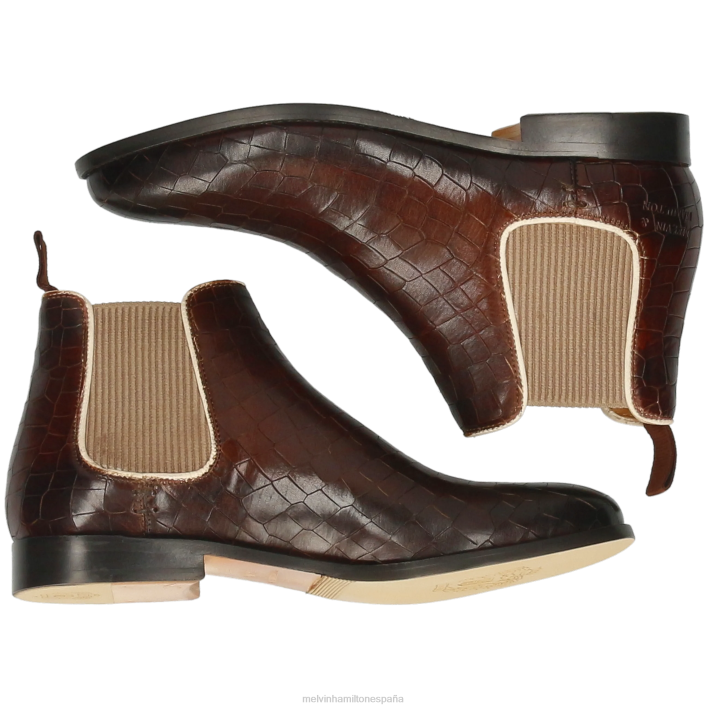 amelia 4 mujer Melvin & Hamilton marrón JRT4931 botines