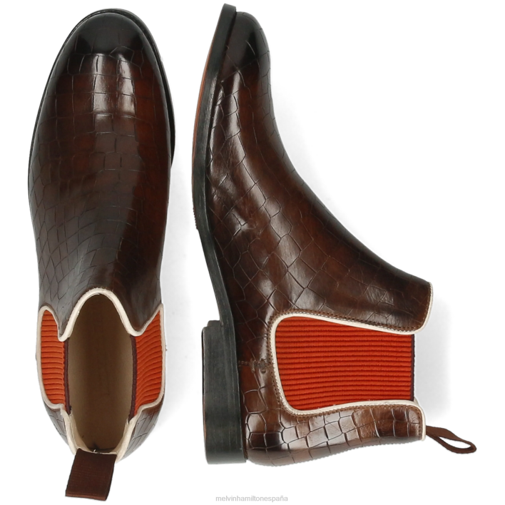 amelia 4 mujer Melvin & Hamilton marrón JRT4933 botines