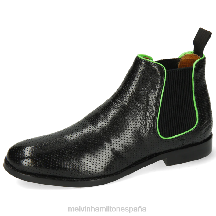 amelia 4 mujer Melvin & Hamilton negro JRT41121 botines