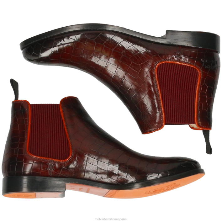 amelia 4 mujer Melvin & Hamilton púrpura JRT4967 botines