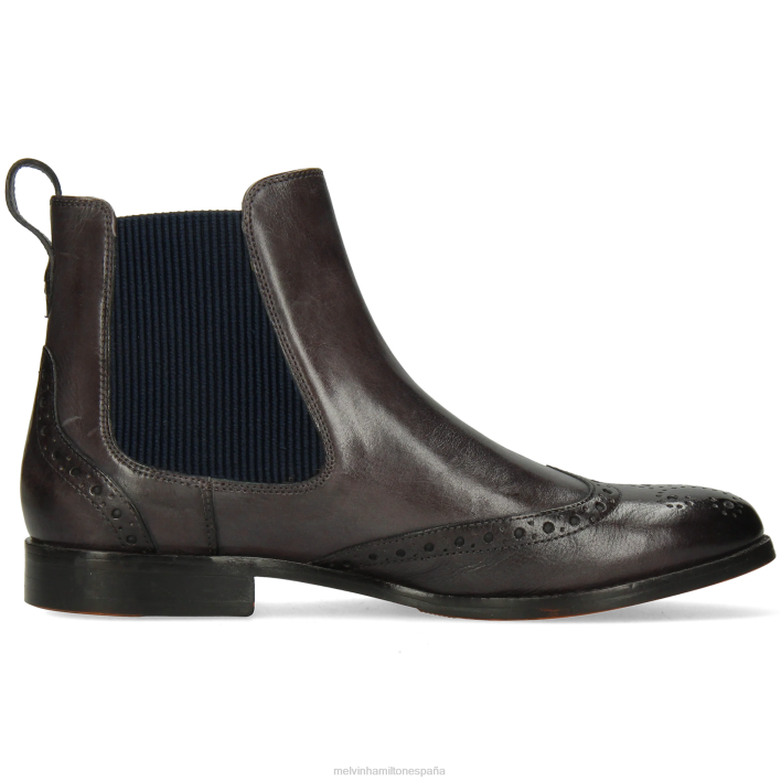 amelia 5 mujer Melvin & Hamilton gris JRT4991 botines