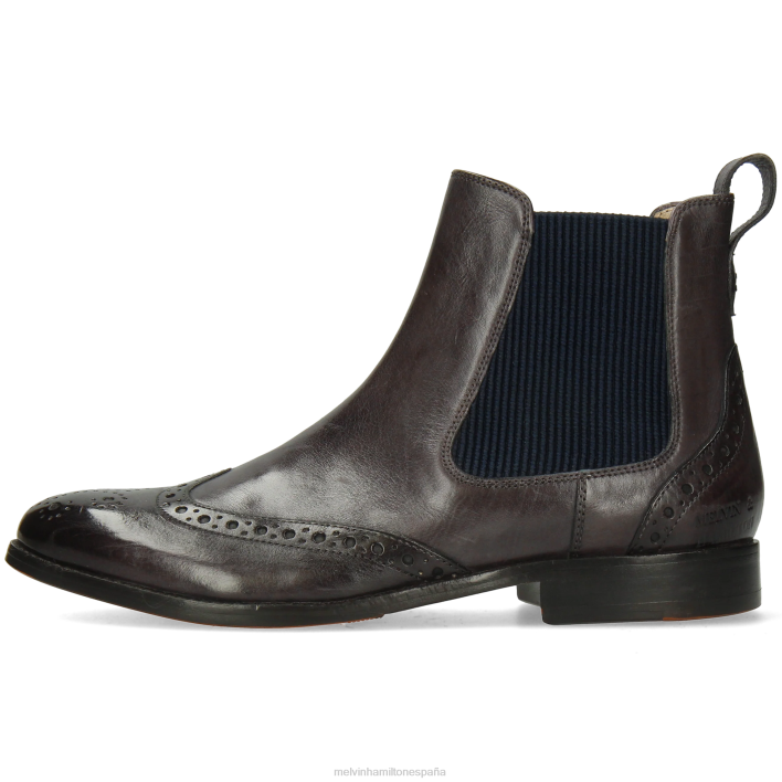 amelia 5 mujer Melvin & Hamilton gris JRT4991 botines