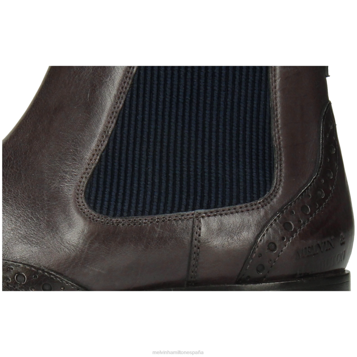 amelia 5 mujer Melvin & Hamilton gris JRT4991 botines