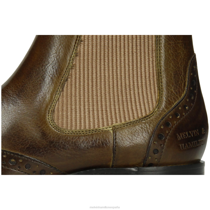 amelia 5 mujer Melvin & Hamilton verde JRT4919 botines
