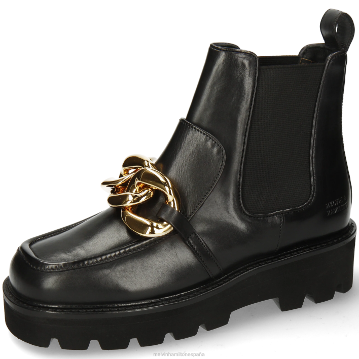 cassy 1 mujer Melvin & Hamilton negro JRT4866 botines