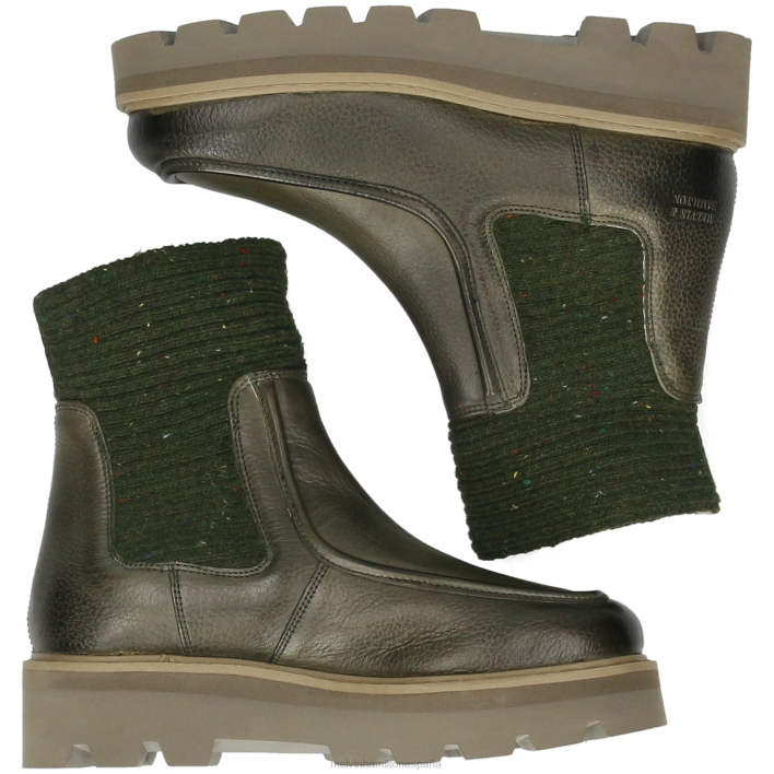 cassy 3 mujer Melvin & Hamilton caqui JRT4915 botines