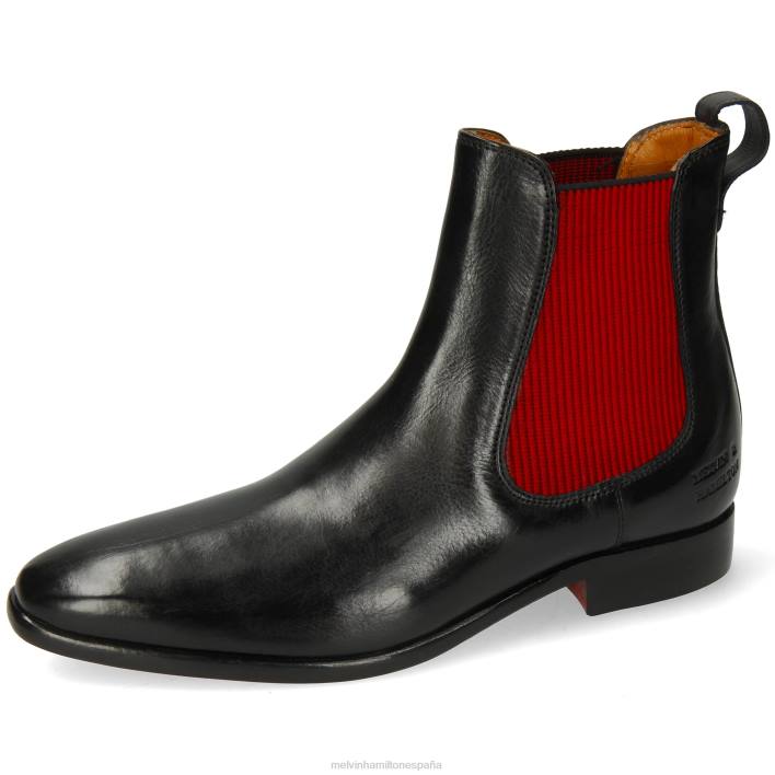 emma 8 mujer Melvin & Hamilton negro JRT41025 botines