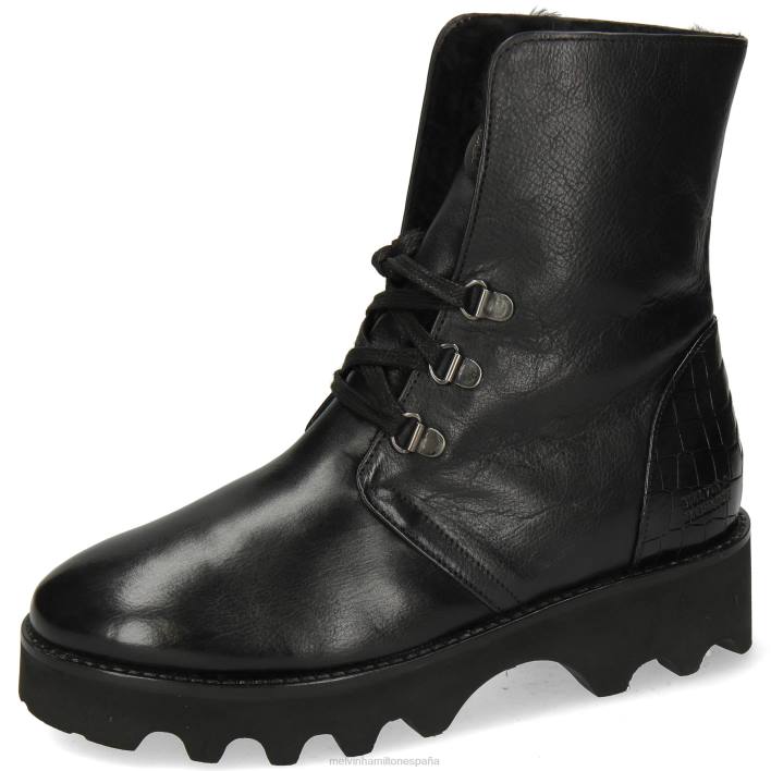 greta 1 mujer Melvin & Hamilton negro JRT41036 botines