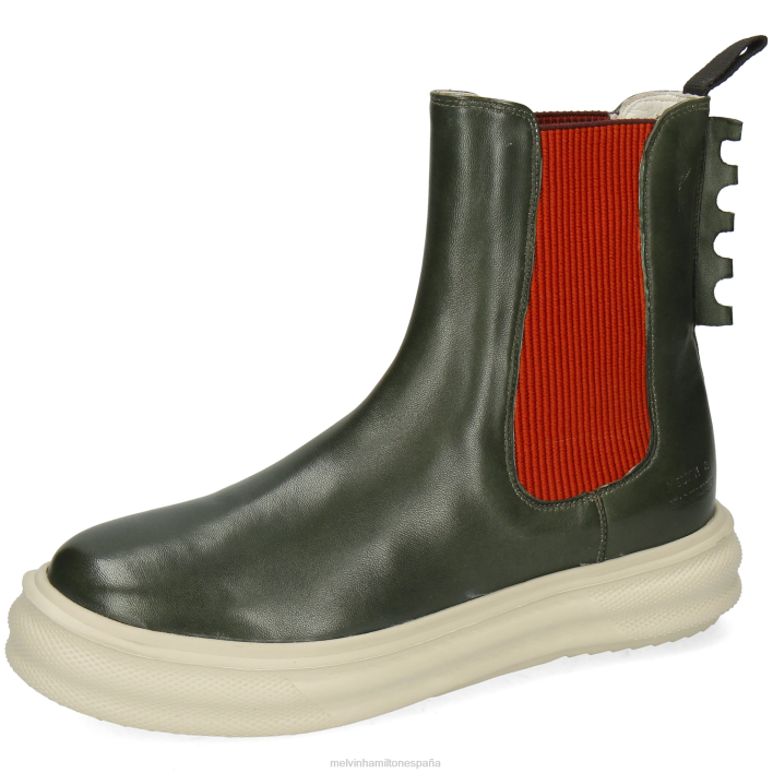 hada 5 mujer Melvin & Hamilton verde JRT41003 botines