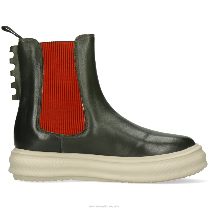 hada 5 mujer Melvin & Hamilton verde JRT41003 botines