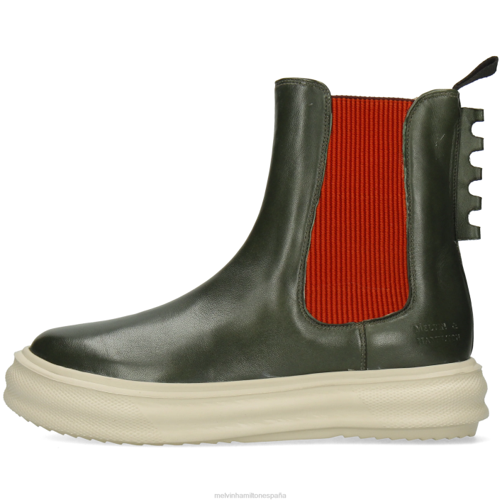 hada 5 mujer Melvin & Hamilton verde JRT41003 botines