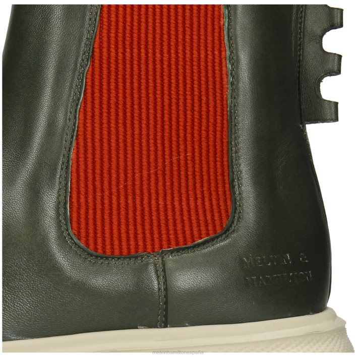 hada 5 mujer Melvin & Hamilton verde JRT41003 botines