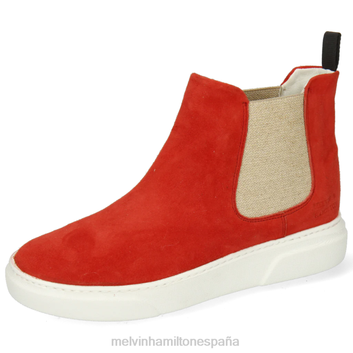 haley 2 mujer Melvin & Hamilton rojo JRT41118 botines