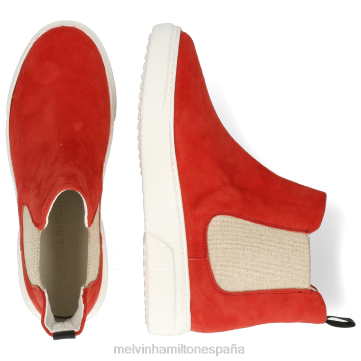haley 2 mujer Melvin & Hamilton rojo JRT41118 botines
