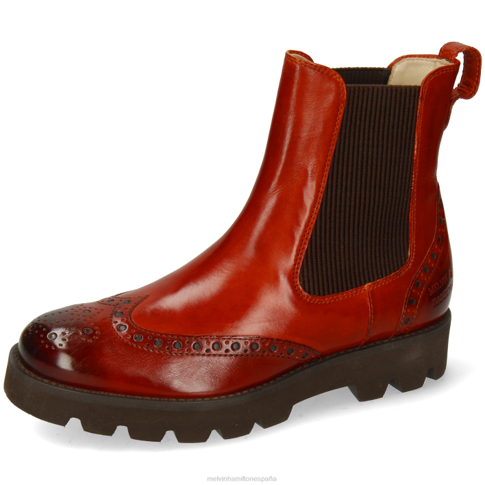 jade 8 mujer Melvin & Hamilton marrón JRT4799 botines