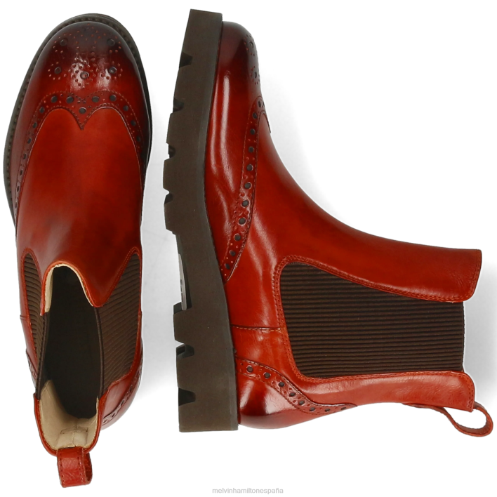 jade 8 mujer Melvin & Hamilton marrón JRT4799 botines