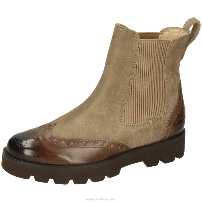 jade 8 mujer Melvin & Hamilton marrón JRT4809 botines
