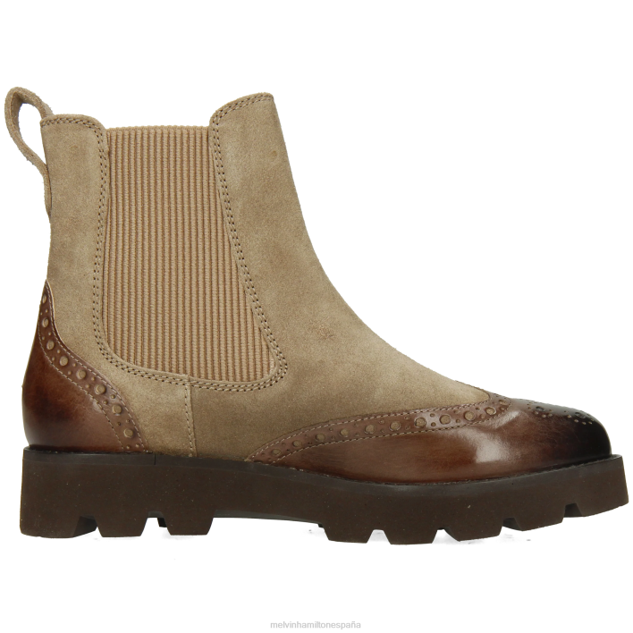 jade 8 mujer Melvin & Hamilton marrón JRT4809 botines
