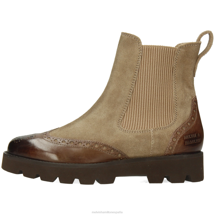jade 8 mujer Melvin & Hamilton marrón JRT4809 botines