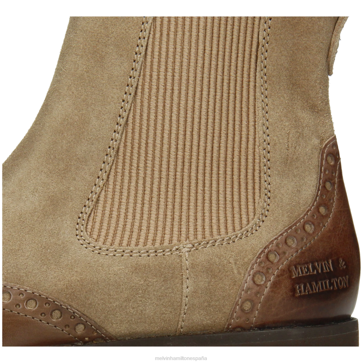 jade 8 mujer Melvin & Hamilton marrón JRT4809 botines
