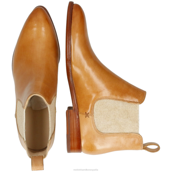 jessy 1 mujer Melvin & Hamilton marrón claro JRT4786 botines